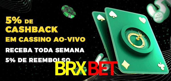 Promoções do cassino ao Vivo BRXBET